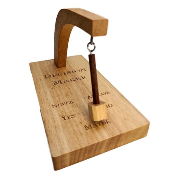 Magic Novelty Decision Maker Magnetic Pendulum Wood Decision Maker Cute And Unique Executive Office Decoration - Image 5