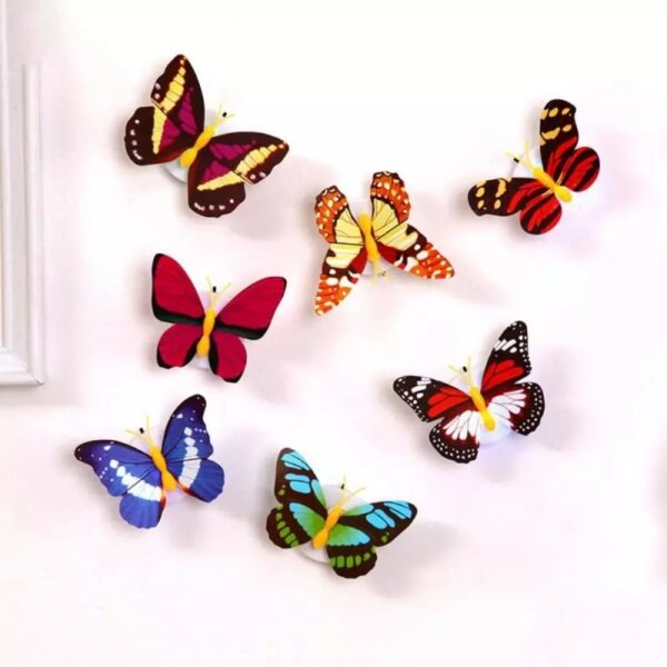 Butterfly Night Lights Pasteable 3D Butterfly Wall Stickers Lamps 1/5PCS Home Decoration - Image 5