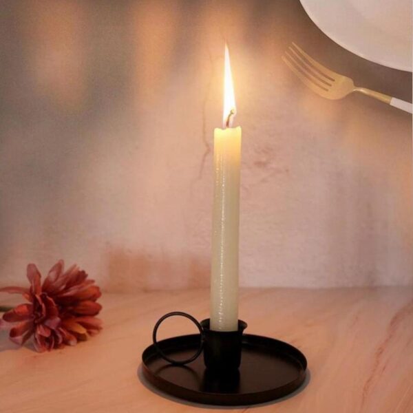 Creative Retro Candlestick Metal Candle Holder - Image 2