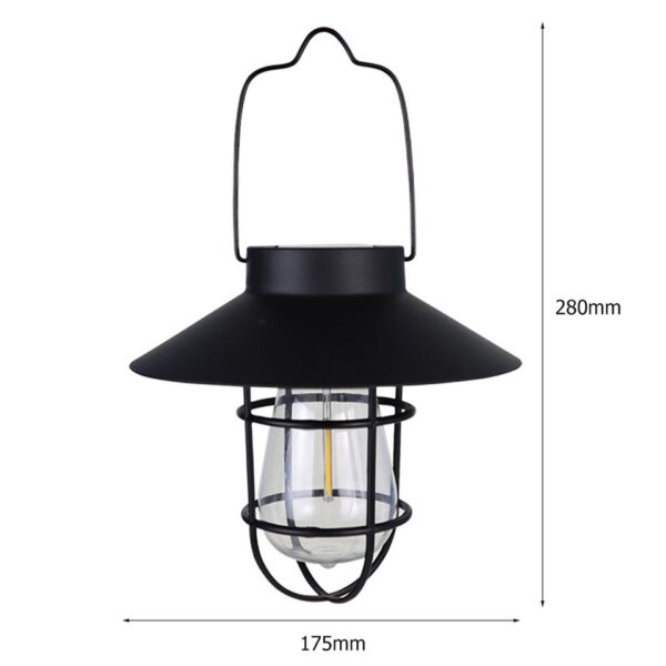 Solar Lantern Lamp Outdoor for Garden Decoration Waterproof Light - Image 7