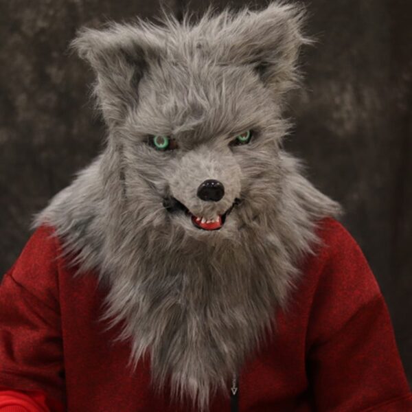 Movable Mouth Fox Mask Halloween Costume - Image 10