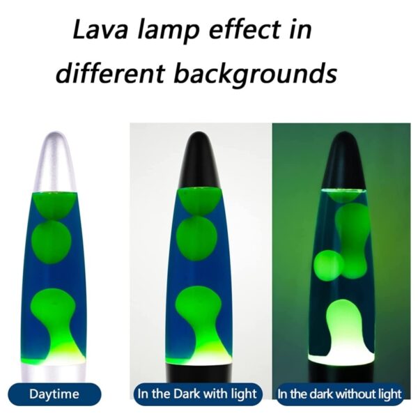 Large Lava Lamp Beautiful Liquid Motion Lamp with Wax That Flows Like Lava Night Light water - Image 3