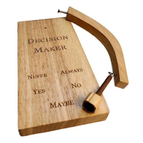 Magic Novelty Decision Maker Magnetic Pendulum Wood Decision Maker Cute And Unique Executive Office Decoration - Image 4