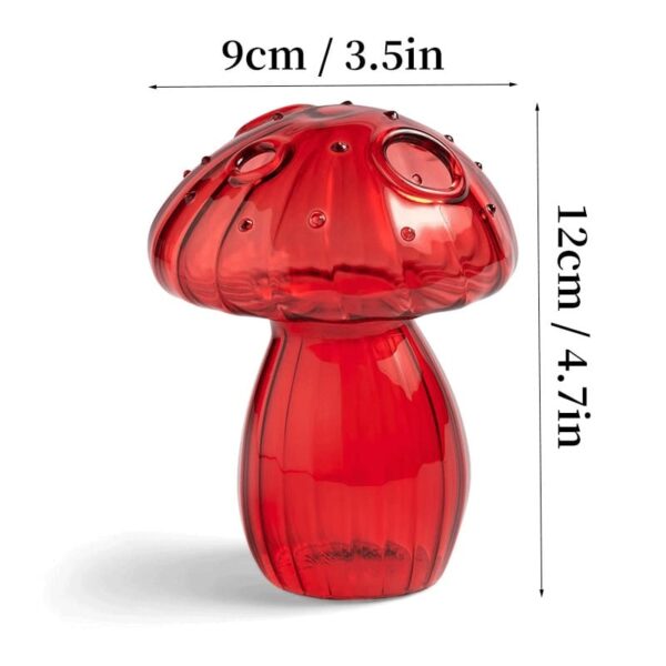 Mushroom Glass Vase Aromatherapy Bottle - Image 4