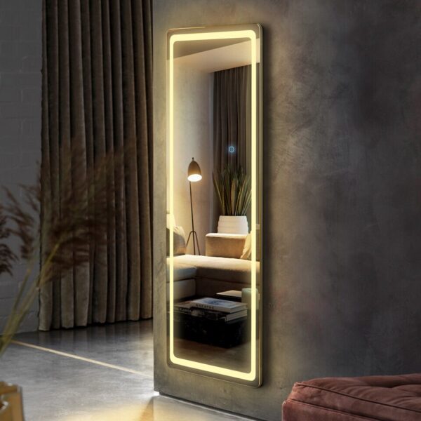 Full-Length Mirror with LED Lights