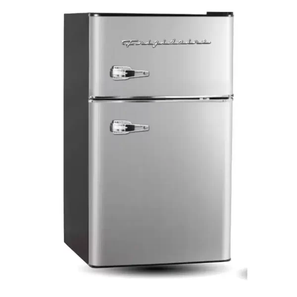 Frigidaire, 3.2 CU FT. Capacity 2 Door Compact Refrigerator with Chrome Trim