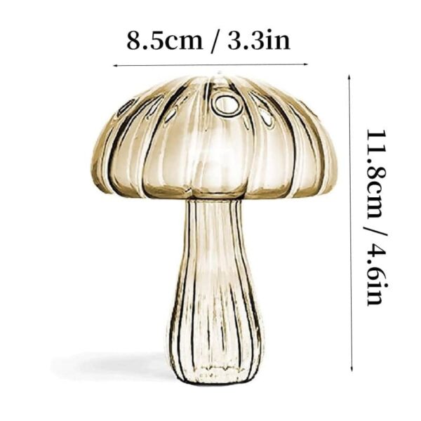 Mushroom Glass Vase Aromatherapy Bottle - Image 12