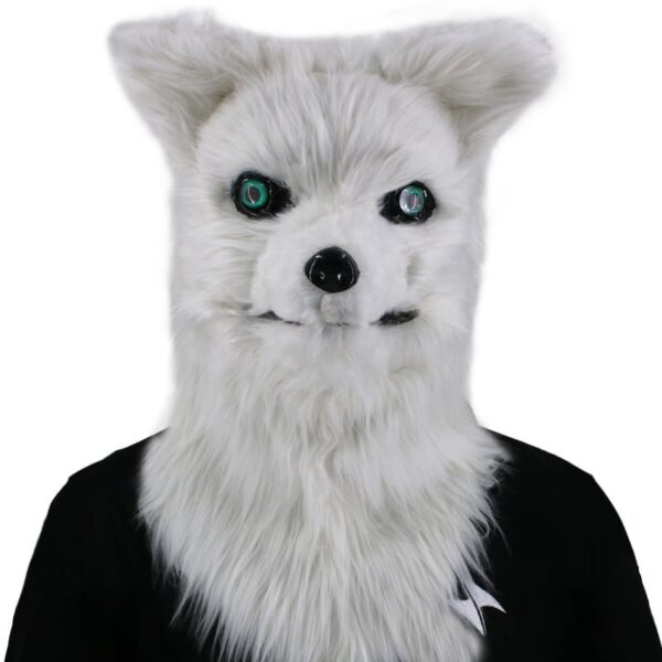 Movable Mouth Fox Mask Halloween Costume - Image 7