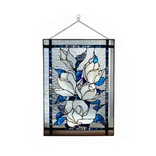 2022 Hot New Vintage Pattern Stained Glass Rectangle Window Hangings - Image 9