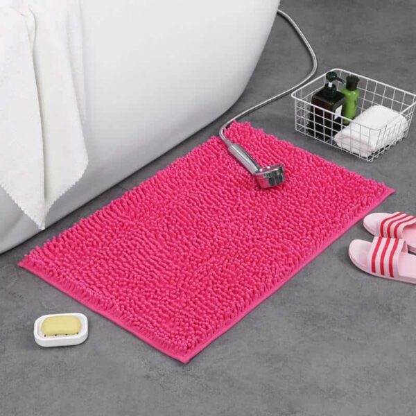 1pcs Floor Mat Anti-skid Bathroom Carpet Quick Dry Fine Chenille - Image 6