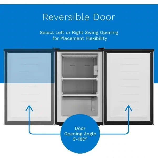 Upright - 3.0 Cubic ft Refrigerator with Freezer - Image 3