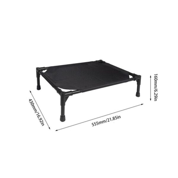 Outdoor Dog Bed Foldable Elevated Dog Bed With Removable Canopy Portable - Image 6