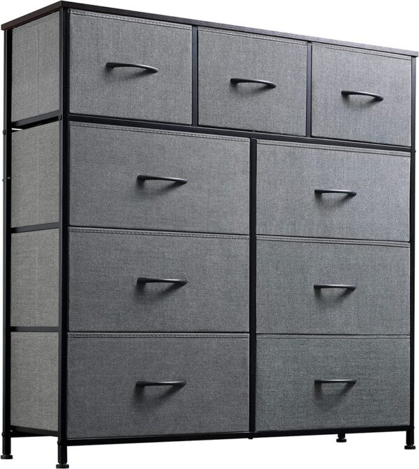 9 drawer dresser, fabric storage tower in bedroom, corridor, nursery and wardrobe - Image 6