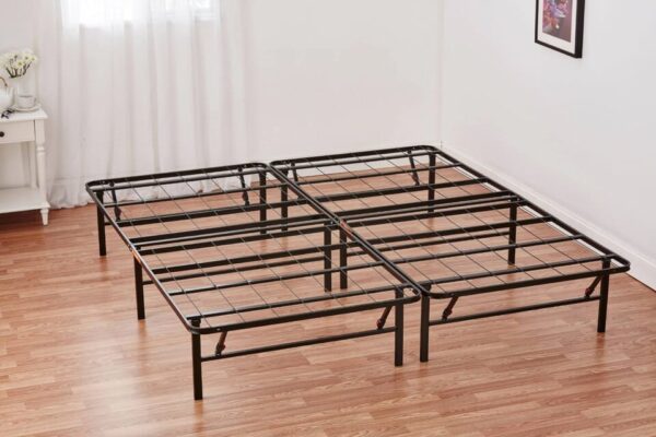 Mainstays 14" High Profile Foldable Steel Platform Bed Frame, Black bed frame  ，Full/Twin/Twin-XL/Full/Queen/King optional - Image 4