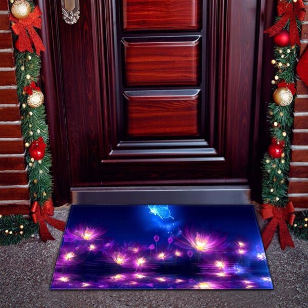 Free Shipping Butterfly Welcome Mat Bathroom Rug Kitchen Floor Mat - Image 2