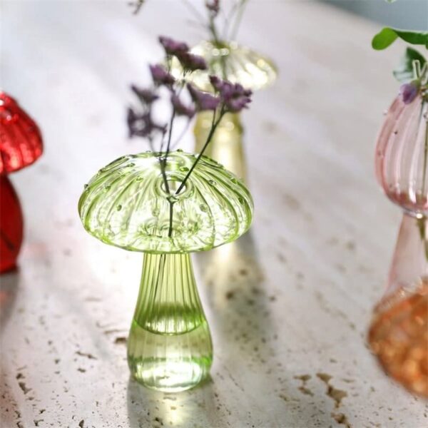 Mushroom Glass Vase Aromatherapy Bottle - Image 11