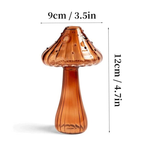 Mushroom Glass Vase Aromatherapy Bottle - Image 9