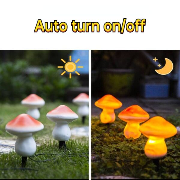 LED Solar Lights Waterproof Cute Mushroom - Image 10