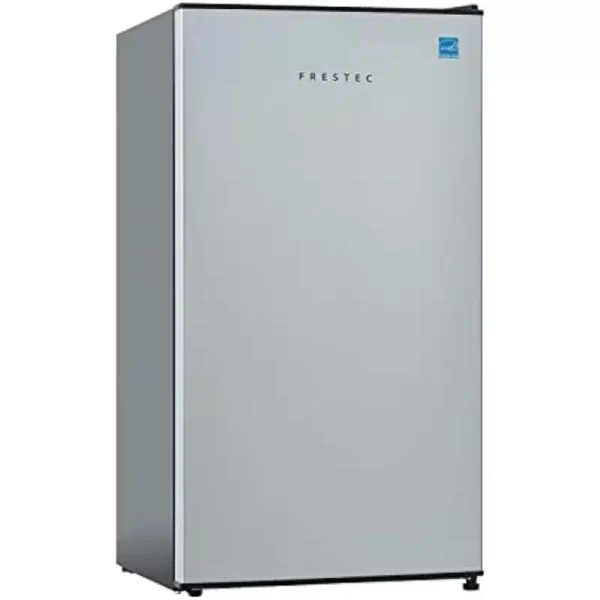 Stainless Steel Mini Refrigerator with Freezer - Image 2