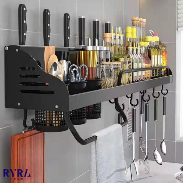 Spice Racks Kitchen Storage Shelf Wall-mounted