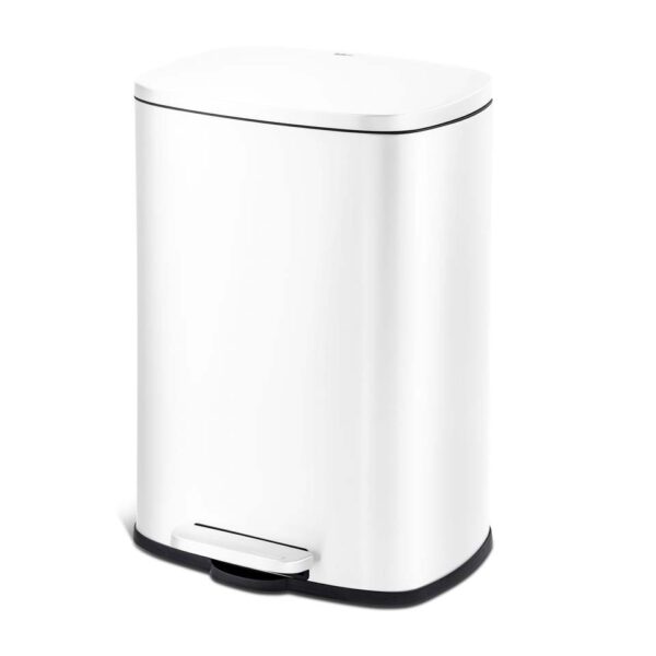 Qualiazero 13.2 Gallon Stainless Steel Trash Can - Image 5