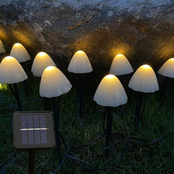 LED Solar Lights Waterproof Cute Mushroom - Image 9