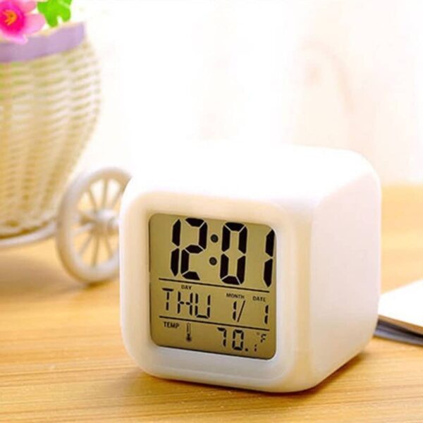 LED Digital Alarm Clock Fashion Electronic Clock Multifunction Digital Alarm Thermometer - Image 6