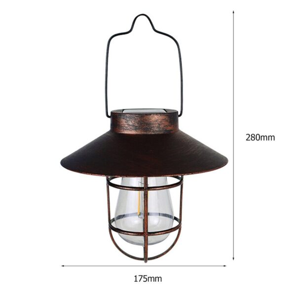 Solar Lantern Lamp Outdoor for Garden Decoration Waterproof Light - Image 3