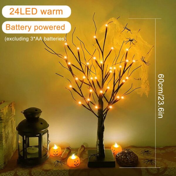 Halloween LED Birch Tree Light Tree LED Lamp DIY Landscape Tree Night Lamp - Image 8