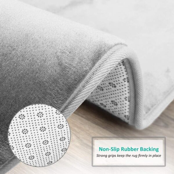 Set of 3 Bathroom Mat Set Soft Non Slip Shower Room Carpets Super Absorbent Memory Foam - Image 8