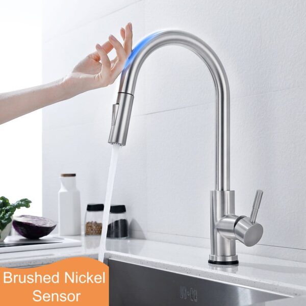 Pull Out Kitchen Faucets Smart Touch For Sensor Kitchen Water Tap Sink Mixer - Image 6