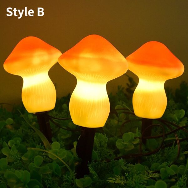 LED Solar Lights Waterproof Cute Mushroom - Image 11