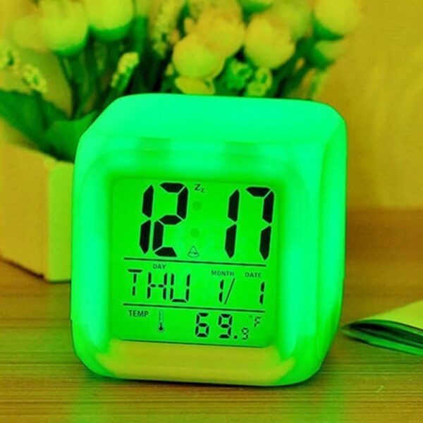 LED Digital Alarm Clock Fashion Electronic Clock Multifunction Digital Alarm Thermometer - Image 5