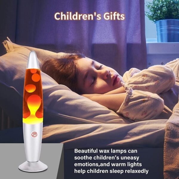 Large Lava Lamp Beautiful Liquid Motion Lamp with Wax That Flows Like Lava Night Light water