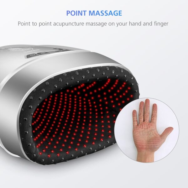 Comfier Electric Hand Massager with Heat Compression Palm Finger Massage Machine For Relax - Image 4