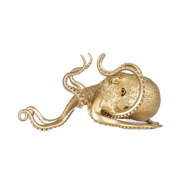 Creative Golden Octopus Mobile Phone Stand - Image 3