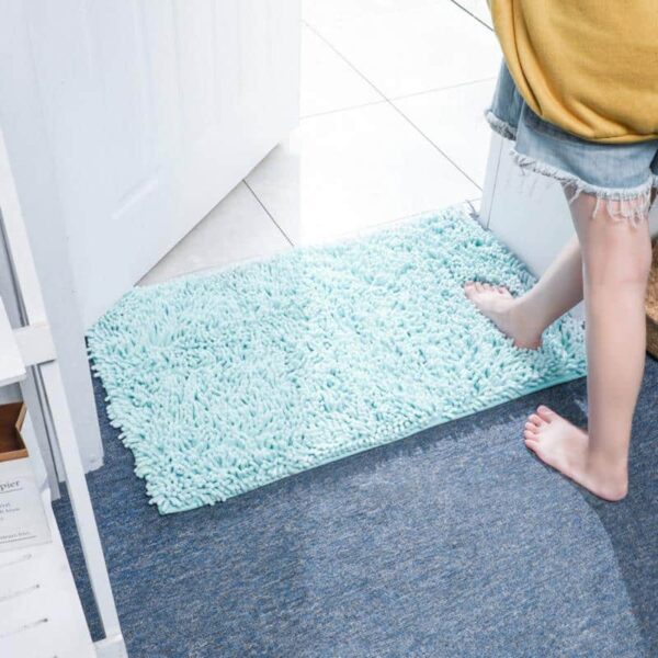 1pcs Floor Mat Anti-skid Bathroom Carpet Quick Dry Fine Chenille - Image 7