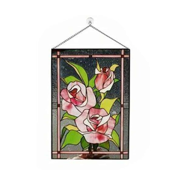 2022 Hot New Vintage Pattern Stained Glass Rectangle Window Hangings - Image 4