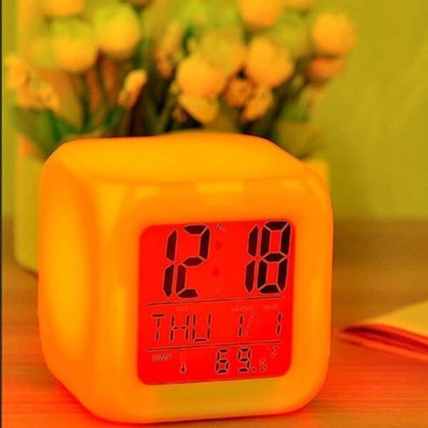 LED Digital Alarm Clock Fashion Electronic Clock Multifunction Digital Alarm Thermometer - Image 4