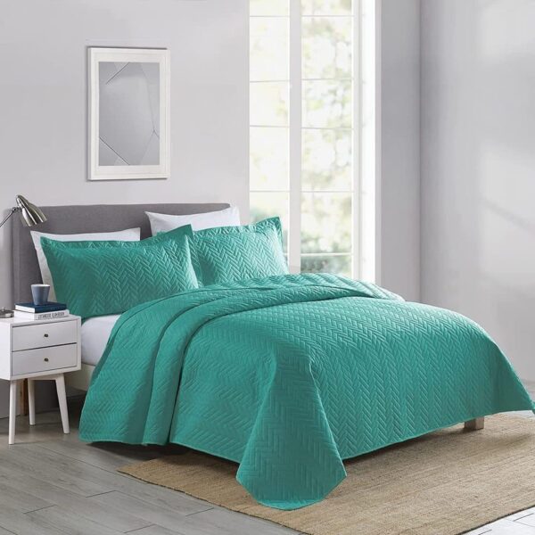 DAYDAY Large Medium 3 Piece Double Bed Quilt - Image 2