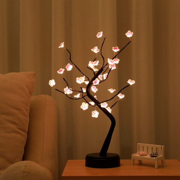 Waterproof LED Cherry Tree Bonsai Lamp - Image 7