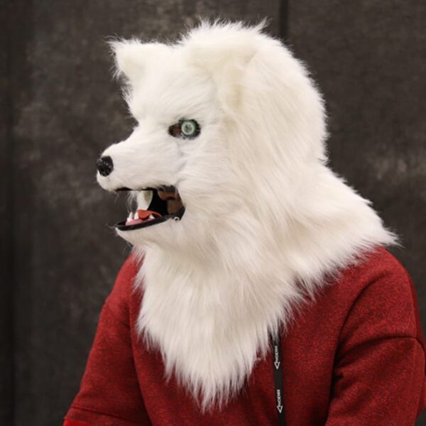 Movable Mouth Fox Mask Halloween Costume - Image 6