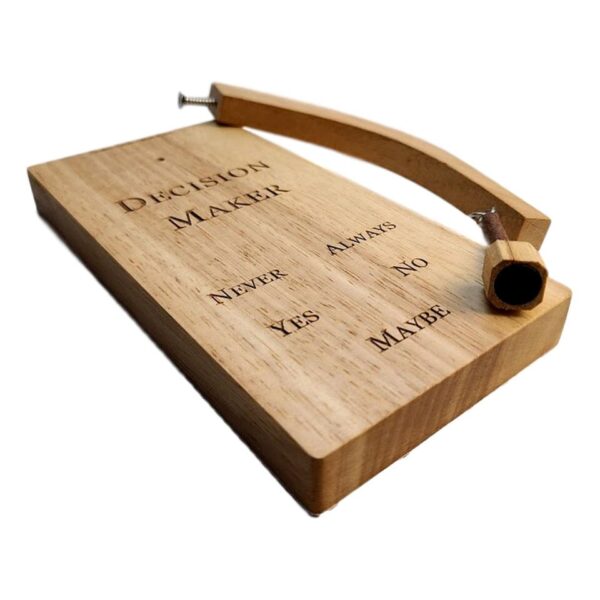 Magic Novelty Decision Maker Magnetic Pendulum Wood Decision Maker Cute And Unique Executive Office Decoration - Image 2