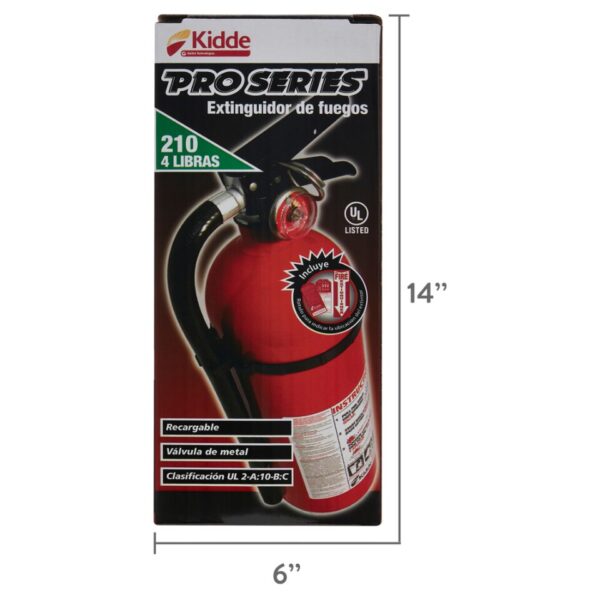 Pro 210 Fire Extinguisher, 4lb, 2-A, 10-B:C - Image 3