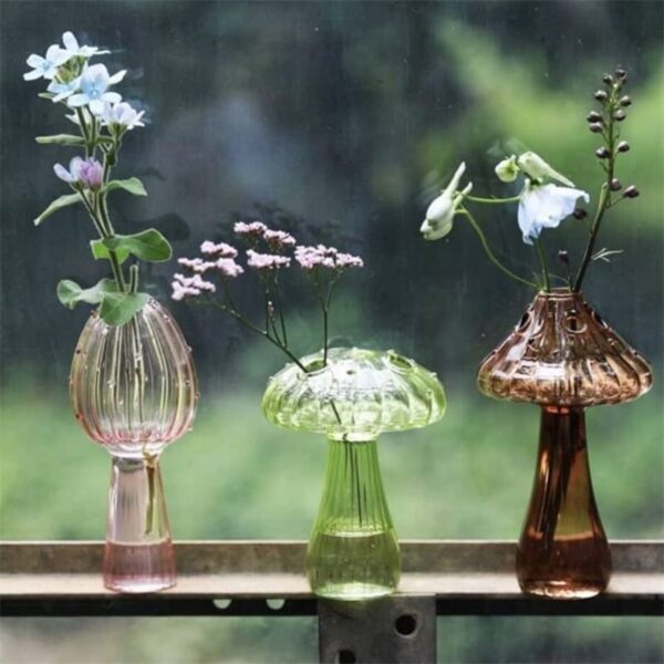 Mushroom Glass Vase Aromatherapy Bottle - Image 5