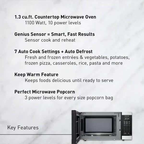 Panasonic NN-SU66LS 1100W with Genius Sensor Cook and Auto Defrost - Image 2