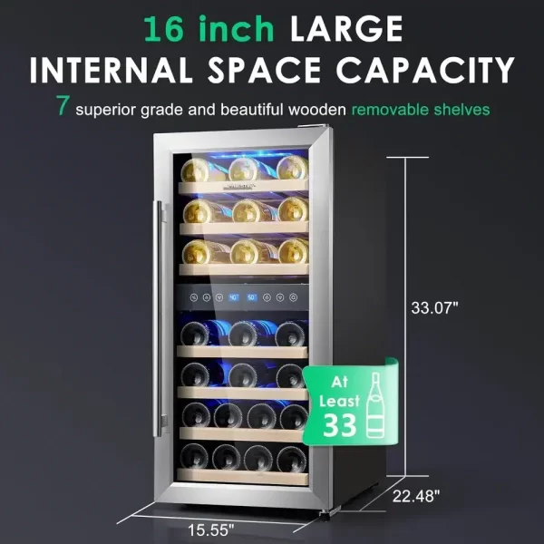 Wine Cooler Refrigerator - Image 3