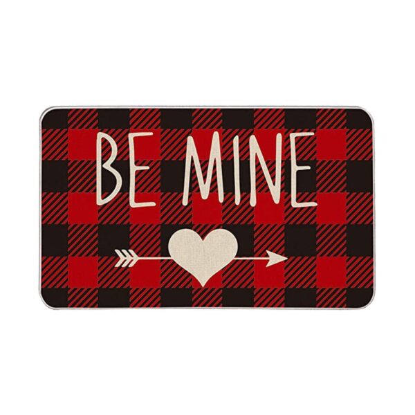 Valentine's Day Door Mat Heart Print Welcome - Image 27