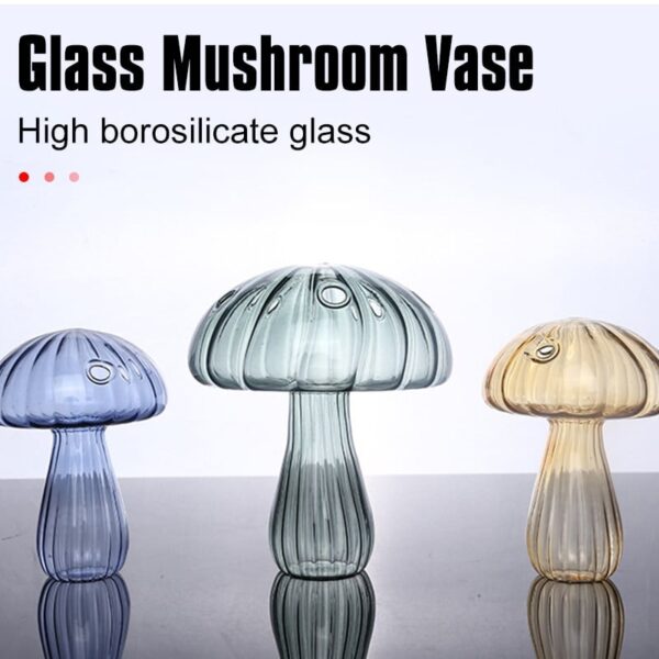 Mushroom Glass Vase Aromatherapy Bottle - Image 2