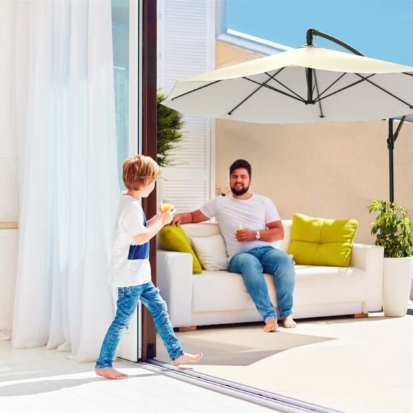 Patio Umbrella, Hanging with Base - Image 5